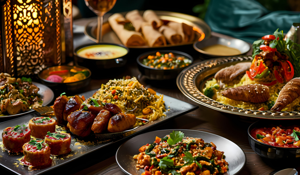 close-up-appetizing-ramadan-meal